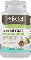 AJO Negro con Perejil/Black Garlic with Parsley and Cayenne Capsules by Betel Natural - Potent Superfood High in Antioxidants - 1000 mg per Serving