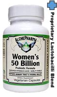 AlchePharma Women's 50 Billion Probiotic Formula, 60 Veg Caps. (1)