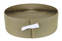 Webbing Back Hook Fastener with 2" Hook, 10 Yard, Tan