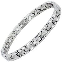 Elegant Magnetic Bracelets for Women Health Bracelet for Arthritis Pain Relief Carpal Tunnel Tendonitis Wrist Joint Healing Bracelet-SSRM (6.7 in / 17 cm)