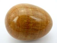 jennysun2010 1 Piece Natural Red Turquoise Gemstone Egg Crystal Healing Sphere Massage Finger Exercise 35x40mm