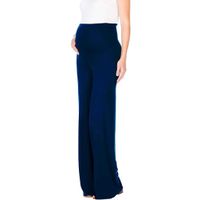Iusun Women's Maternity Long Pants High Waist Support Belly Comfort Safety Wide Pregnancy Trousers for Daily Wearing