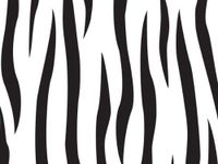 Pack Of 100, Zebra Print Cello Bags 1.2 Mil 6 X 3.25 X 13.5" Capacity 8 Cups Made In USA