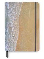 Ocean – Coastal – Beach – Nautical - PU (Vegan) Leather A5 Lined Journal Notebook