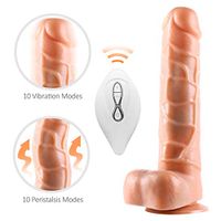 Upgraded Powerful Wand Massager with Perfect Size, Whisper Quiet, Waterproof, Suction Cup,Dual Hardness (10 Inch)