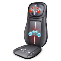 Snailax Gel Shiatsu Neck & Back Massager - Gel Massage Nodes, Full Back Heating Pad, Kneading Shiatsu or Rolling Massage, Massage Chair pad with Height Adjustment, Relieve Muscle Pain