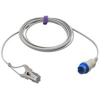 Compatible Biolight Veterinary Spo2 Sensor Animal Ear Tongue Clip 9.8 ft Connector