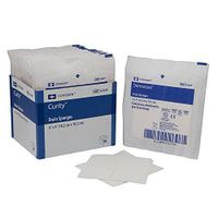 Covidien 6242P Dermacea Drain Sponge, Sterile 2's in Peel-Back Package, 4" x 4", 6-ply (Pack of 100)