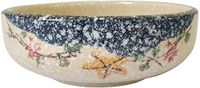 Bowls Instant Noodle Bowl Salad Japanese Creative Pottery Soup Mixing Household Tableware Ceramic (Color : Beige, Size : 17.517.56.2cm)