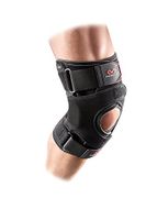 McDavid MD4205 Versatile Knee Wrap with Hinge Straps, Large, Black