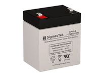 PC4.5-12 12 Volt 5 AmpH SLA Replacement Battery with F1 Terminal