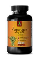 Blood Pressure Natural Pills - Asparagus Young Shoots Extract 600 MG - Pure and Potent Ingredients - Asparagus Extract - 1 Bottle 100 Capsules