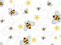 Excellent Cello 3 Rolls Cellophane Bumblebee Honey Bees Gift Basket Florist Wrap 300 Feet