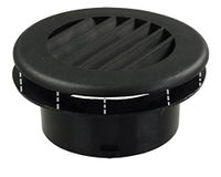 JR Products HV4BK-A Black 4 Heat Vent by JR Products
