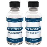 FUNGINIX Finger and Toe Fungus Treatment - Maximum Strength Solution, Eliminate Fungal Infections, Powerful & Effective (2 Bottles)