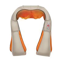 【Upgrade 6 Button】Back Neck and Shoulder Massager with Heat - Deep Tissue 3D Kneading Pillow Massager for Neck, Back, Shoulders - Electric Full Body Massage - for Office, Home & Car (Normal)