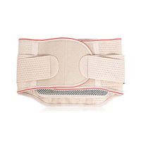 ZFF Lumbar Support Belt,Lower Back Brace-Self-Heating-Pain Relief and Injury Prevention-Improves Posture-for Men & Women (Color : Beige, Size : XXL)
