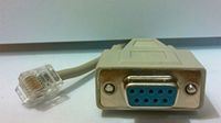 APC PDU Serial Cable 940-0144 DB9 to RJ12 Configuration Replacement Console 940-0144 Serial Cable AP7900, AP8841,9000 etc, Rack Metered PDU