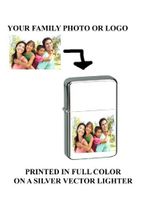 Vector KGM Thunderbird Custom Lighter - Personalize Design Your OWN Lighter Full Color Silver High Polish Chrome