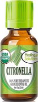 Organic Citronella Essential Oil (100% Pure - USDA Certified Organic) Best Therapeutic Grade Essential Oil - 30ml