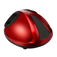 ZQG BEAUTEY Foot Massager with deep Internal Heating Function Electric Foot Massager Fascia Pressure and Coverage from Ankle to Toe Circulation Device Muscle Pulse Massage,A