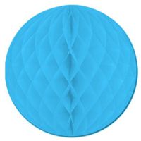 12" Turquoise Honeycomb Ball