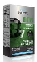 Zade Vital Biotin (Vitamin B7), Support Skin&Nail&Hair Health, Dietary Supplement, Enriched with 100% Cold Press Nettle Seed-Coconut Oil, 10,000 MCG 60 Softgels, Non GMO, Kosher, GMP, 2 Months Supply