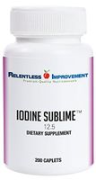 Relentless Improvement Iodine Sublime 12.5mg 200 Caplets Compare to Iodoral