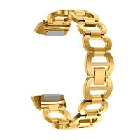 Lyperkin Band Compatible with 22MM Sansung Gear Fit 2/ Gear Fit 2 Pro,for Women Men and Youth,Stainless Steel Chain Style Bracelet Smart Watch Band Strap Compatible with Gear Fit 2/ Gear Fit 2 Pro.