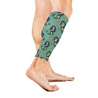 SLHFPX Leg Sleeve Starfish Mermaid Compression Socks Support Non Slip Calf Sleeves for Yoga, Running, Shin Splint, Calf Pain Relief, Runners, Medical, Air Travel, Nursing, Cycling 1Pair