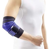 Bauerfeind - EpiTrain - Elbow Support - Targeted Compression for Chronic Elbow Pain - Size 0 - Color Black