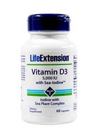 Vitamin D3 with Sea-Iodine 5,000 IU, 60 Capsules-Pack-2