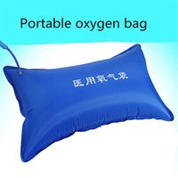 JINGYANHUA 2 pcs,Portable Domestic Large-Capacity Oxygen Bag,Pregnant Women and Elderly People Inhale Oxygen,Plateau Oxygen Bag,Non-Disposable Oxygen Bag,Adjustable,Gift Oxygen Pipe,Blue
