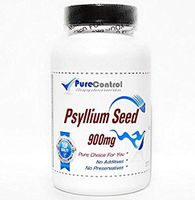 Psyllium Seed 900mg // 180 Capsules // Pure // by PureControl Supplements