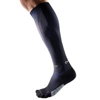 Mcdavid 10k Runner Socks, Pair, Charcoal/Bright Yellow, Size: S (8832-Chbyw-S)