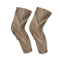 SLHFPX Knee Sleeve Wooden Chevron Vintage Full Leg Brace Compression Long Sleeves Pads Socks for Meniscus Tear, Arthritis, Running, Workout, Basketball, Sports, Men and Women 1 Pair