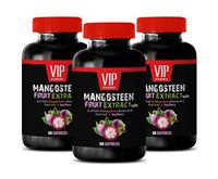 Immunity antioxidant - Mangosteen Fruit Extract with ACAI Fruit, Pomegranate, RESVERATROL, NONI Fruit, Goji Berry - Trans-resveratrol Capsules - 3 Bottles 180 Capsules