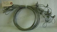 AuSable® Brand 4 ft. 3/32 Raccoon & Small Fox Snare with Washer Lock & Looped End - 10 Dozen Snares