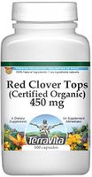 Red Clover Tops (Certified Organic) - 450 mg (100 Capsules, ZIN: 518674) - 3 Pack