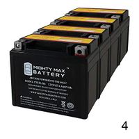 Mighty Max Battery YTX5L-BS Battery Replaces Yamaha XF50W XC50 Jog ZR VOX YW50A - 4 Pack Brand Product