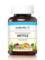 Eclectic Nettles Leaf Freeze Dried Vegetables with Glass, Blue, 50 Count