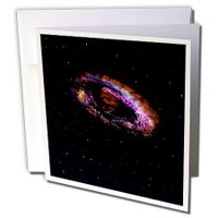 3dRose Milky Way in 3d - Greeting Cards, 6 x 6 inches, set of 12 (gc_40429_2)