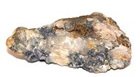 Quartz Matrix Crystal with Galena Iron QUG1822
