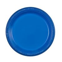 Party Dimensions 82273 15 Count Plastic Plate, 7-Inch, Blue