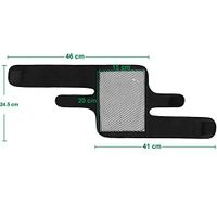 1Pair Tourmaline Self Heating Kneepad Magnetic Therapy Knee Support Brace Heating Belt Massager,S