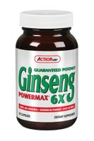 Action Labs Ginseng PowerMax 6x, 50-Count