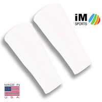 iM Sports SKINGUARDS Skin Protection Forearm Sleeves + Protects Aging or Thin Skin + UV Protection - Unisex + Made in USA - White - Medium/Large - Pair