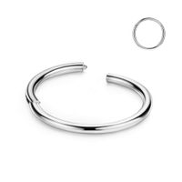 FANSING 18g Cartilage Earring Surgical Steel Silver Lip Rings Helix Earring 18 Gauge Conch Earrings Lobe Earrings for Cartilage Piercing 13mm Hoop Earrings for Women