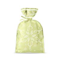 Snowflake Sparkle And Cheer Gold Foil Bags 6in. x 9in. - 8 Pack