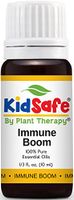 Plant Therapy KidSafe Immune Boom Synergy Essential Oil Blend. Blend of: Lemon, Palmarosa, Dill, Petitgrain, Copaiba and Frankincense Carteri. 10 ml (1/3 oz).